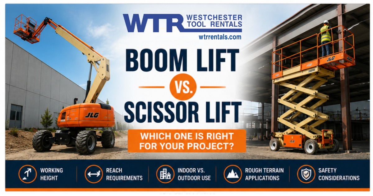 Boom Lift vs. Scissor Lift: Which One Is Right for Your Project?